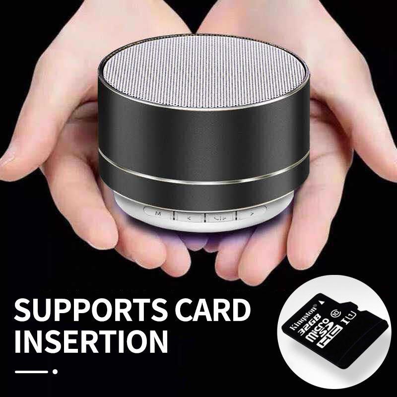 A10 Wireless Bluetooth Subwoofer: Portable Mini Speaker with TF Card Support - ShipTrends