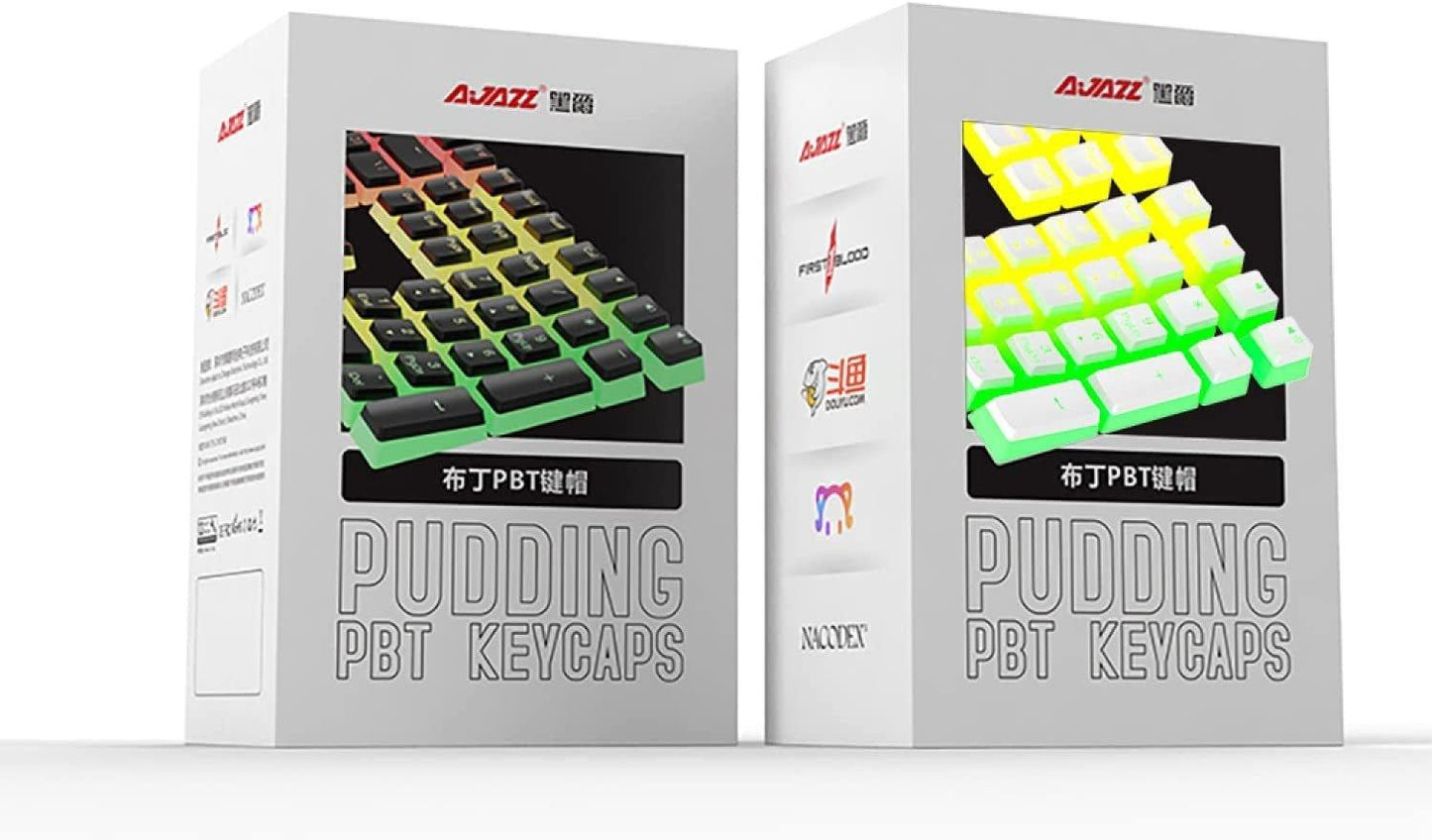 Detachable DIY Pudding Keycap: Double Shot Translucent Layer, Mechanical US Layout - UK Exclusive - ShipTrends