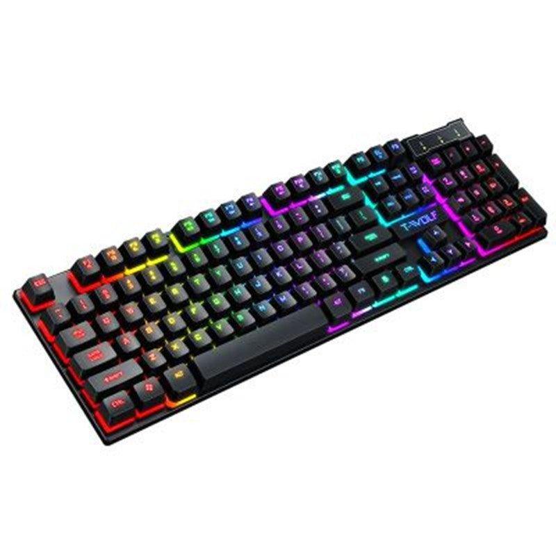 Gaming USB Luminous Wired Keyboard: Floating Key Manipulator - ShipTrends