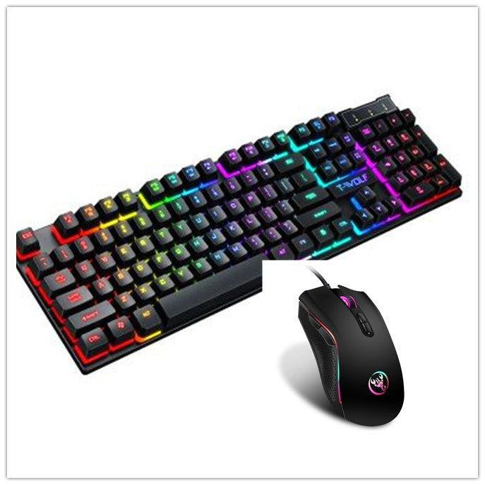 Gaming USB Luminous Wired Keyboard: Floating Key Manipulator - ShipTrends