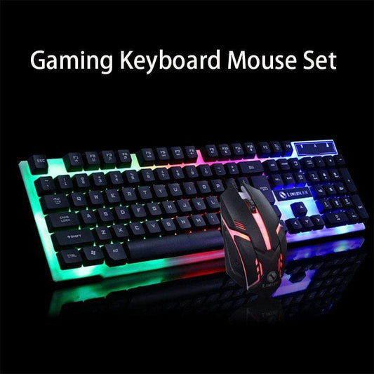 GTX300 Gaming Combo Set: LED Glowing Keyboard and Mouse - ShipTrends