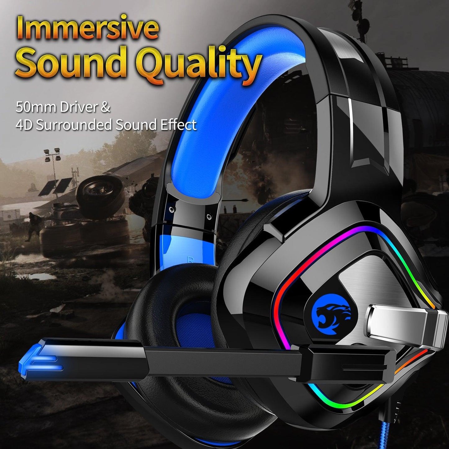 High - Performance Gaming Headset: Immersive Sound and Comfort - ShipTrends