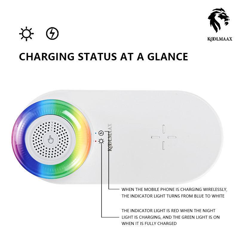 Koolmaax 2023 Night Light Charger: 3 - in - 1 Bedside Lamp, Charger, and Versatile New Trend - UK Exclusive - ShipTrends