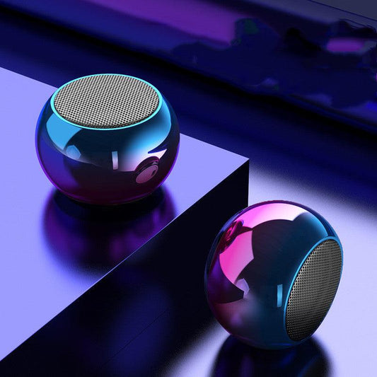 M3 Colorful Wireless Speakers: 3D Mini Electroplating Bluetooth Speaker with Subwoofer - ShipTrends