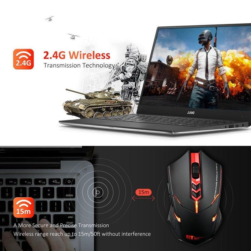 Power - Saving Silent Luminous Wireless Mouse - ShipTrends