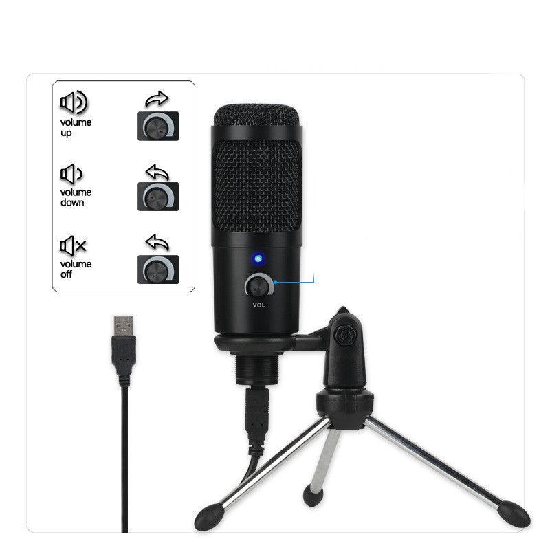 Professional Condenser Microphone for Computer Games, Live Recording, and Streaming - ShipTrends