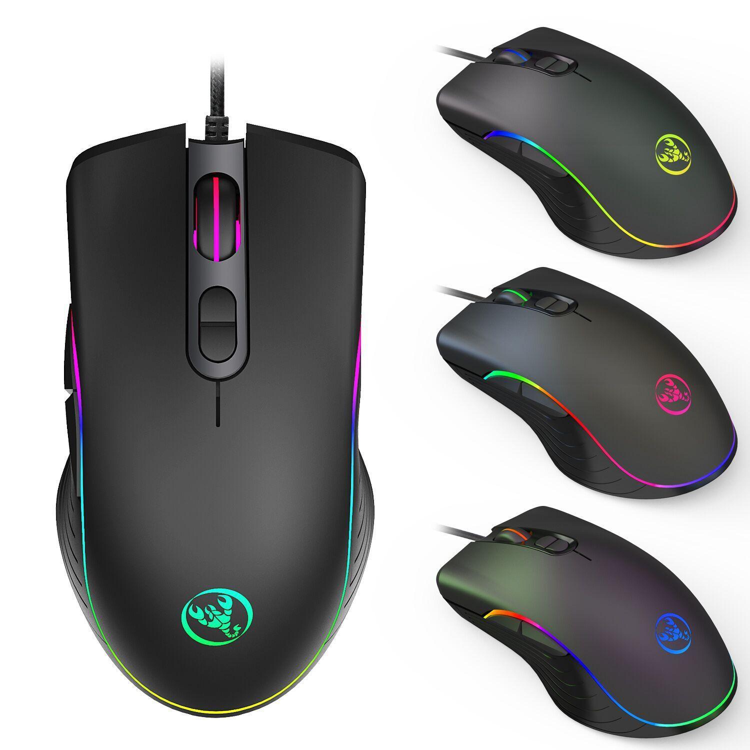 Radiant RGB Glowing Gaming Mouse for Enhanced Gameplay - ShipTrends