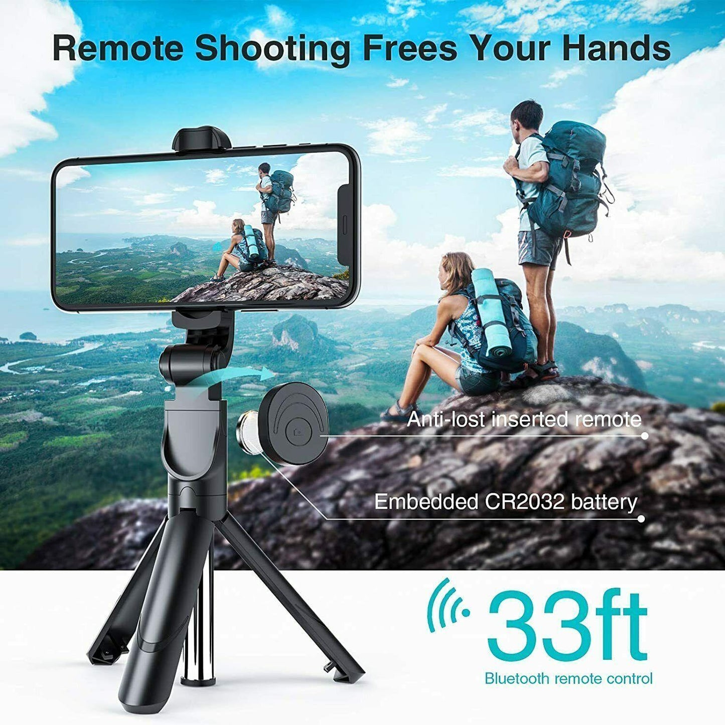 Versatile Telescopic Selfie Stick with Bluetooth Tripod Monopod Phone Holder - UK Exclusive - ShipTrends