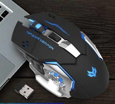 Wireless Rechargeable Silent Gaming Mouse: Quiet Precision for Gaming - ShipTrends