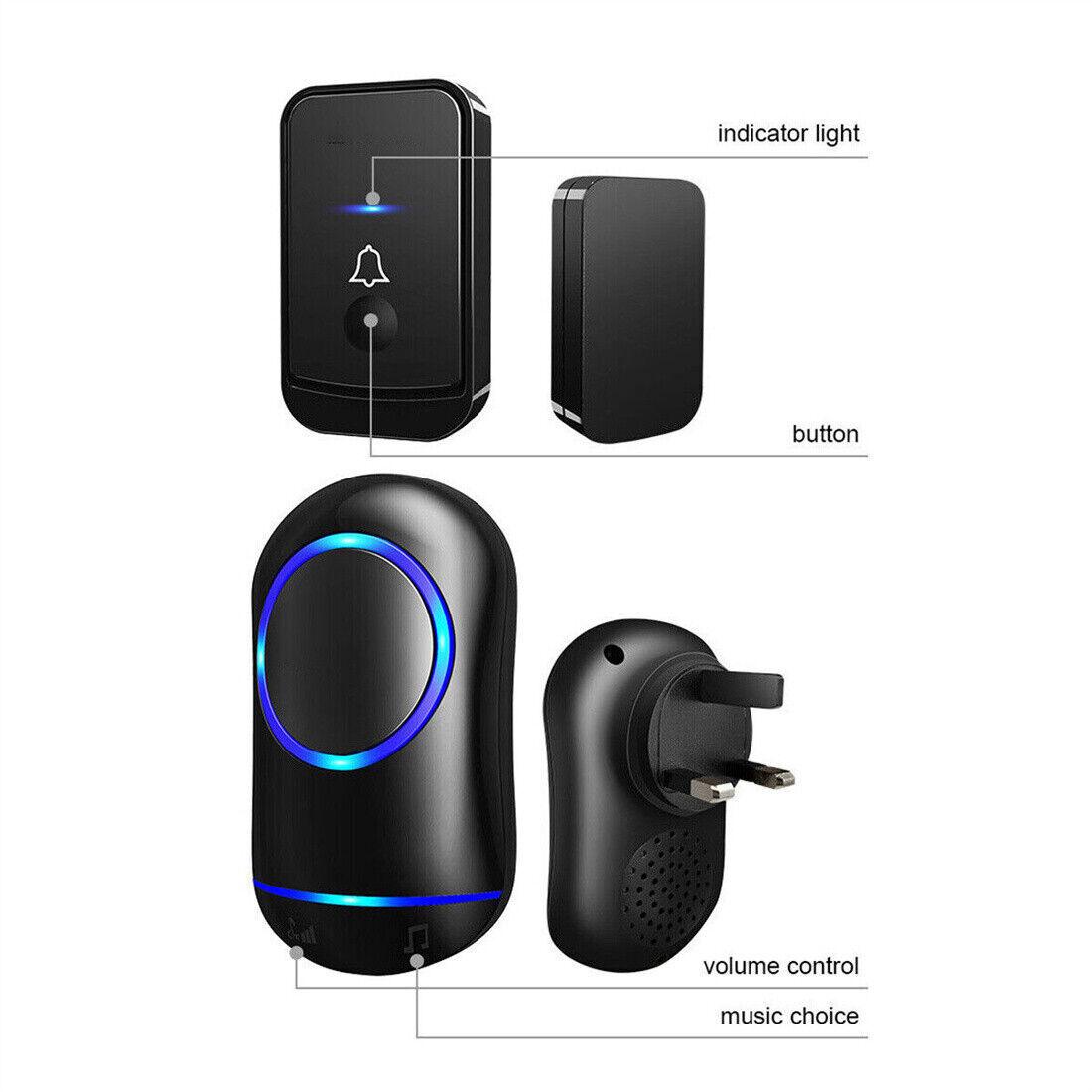 Wireless Waterproof Doorbell: Long Range, Plug - In Home Cordless Doorbell - UK Exclusive - ShipTrends